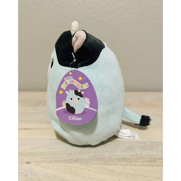 Squishmallow 8" Cillian The Blue Cow Plush Stuffed Animal Toy 2023 - Picture 3 of 9